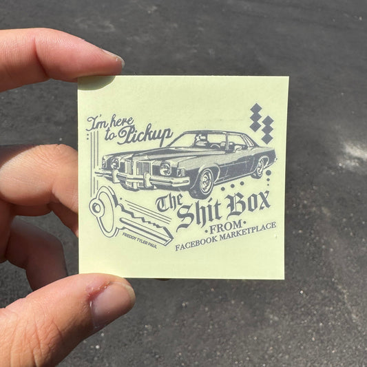 'FB Shitbox' Little Sticker
