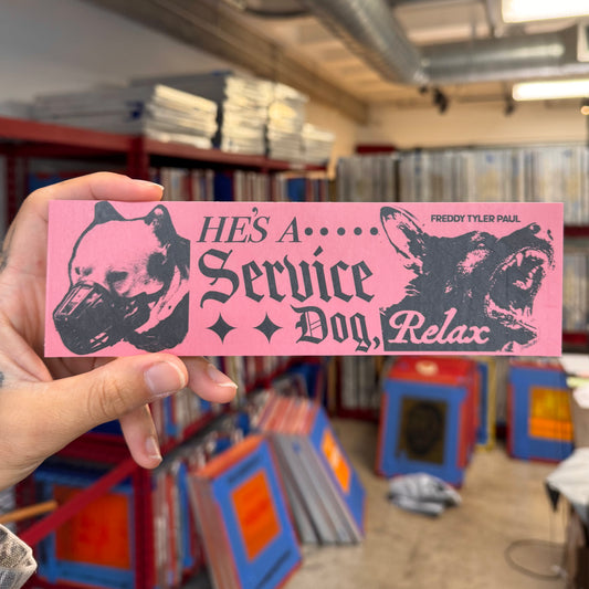 ‘Service Dog’ Bumper Sticker