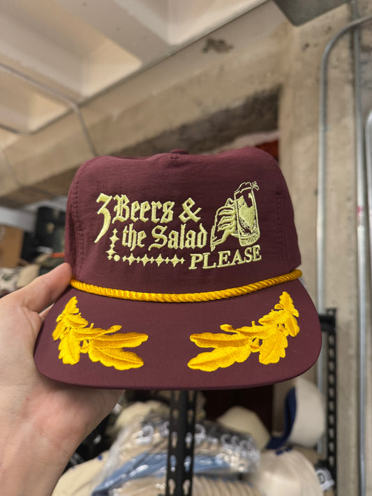 ‘3 Beers & the Salad’ Hat