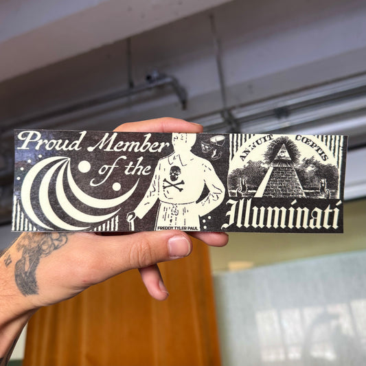 'Illuminati' Bumper Sticker