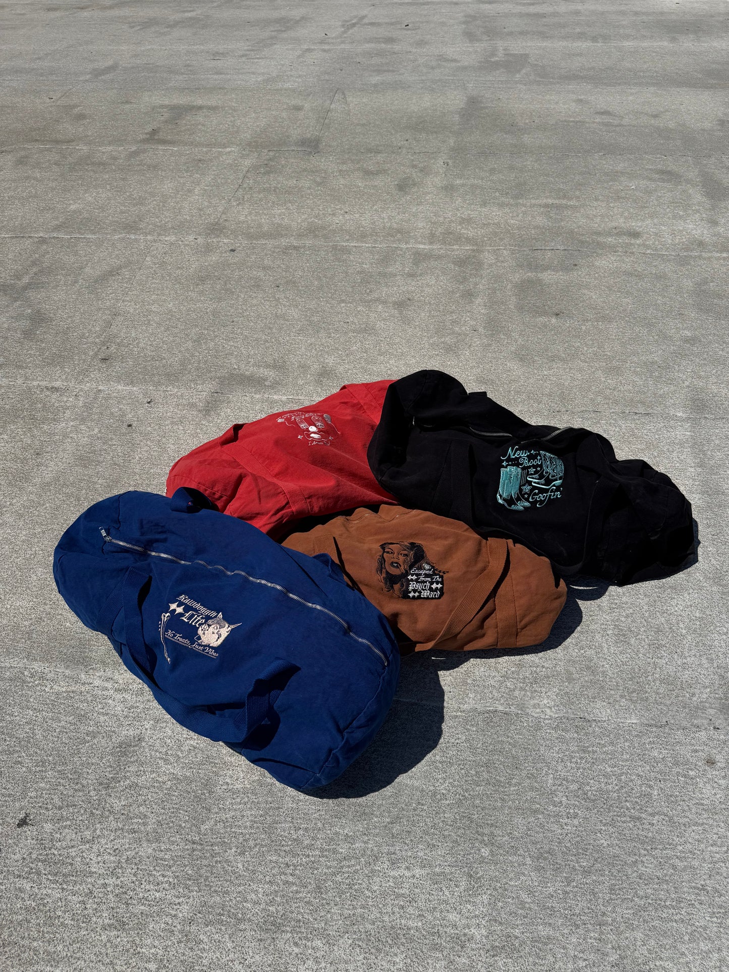 'Rawdoggin' Life' Duffle Bag