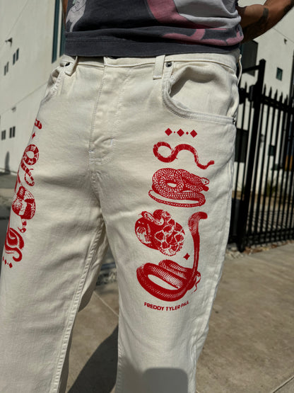 'Snake Denim' Jeans