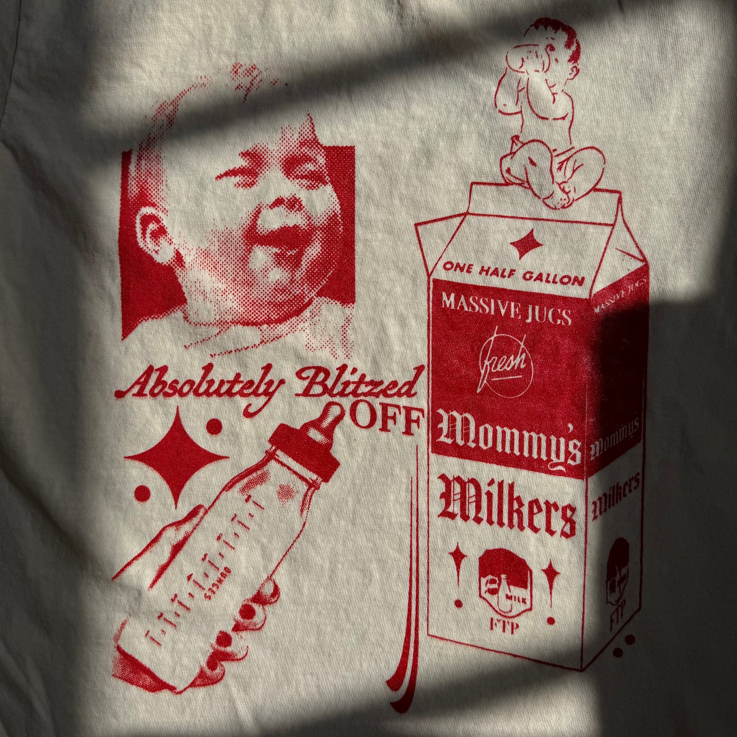 'Blitzed off Mommy's Milkers' Top