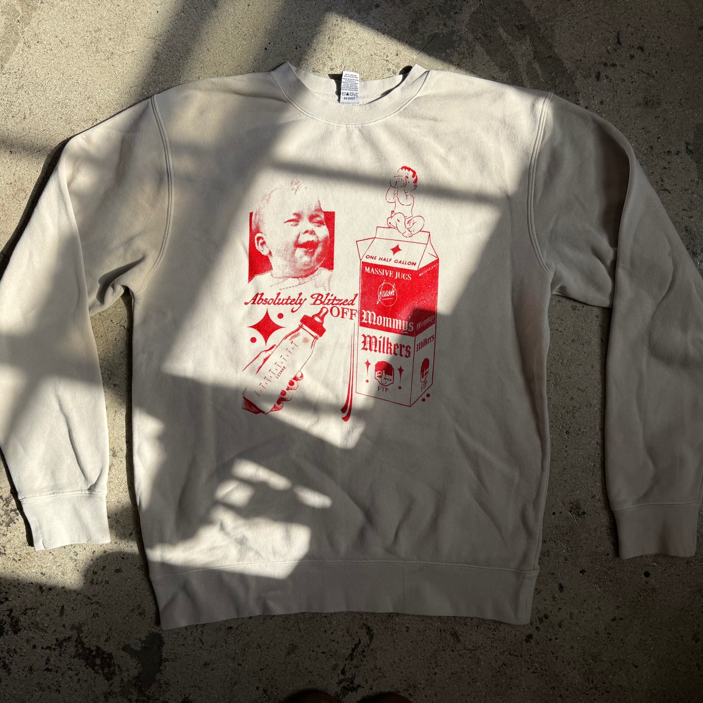 'Blitzed off Mommy's Milkers' Top