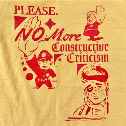 'Constructive Criticism’ Top