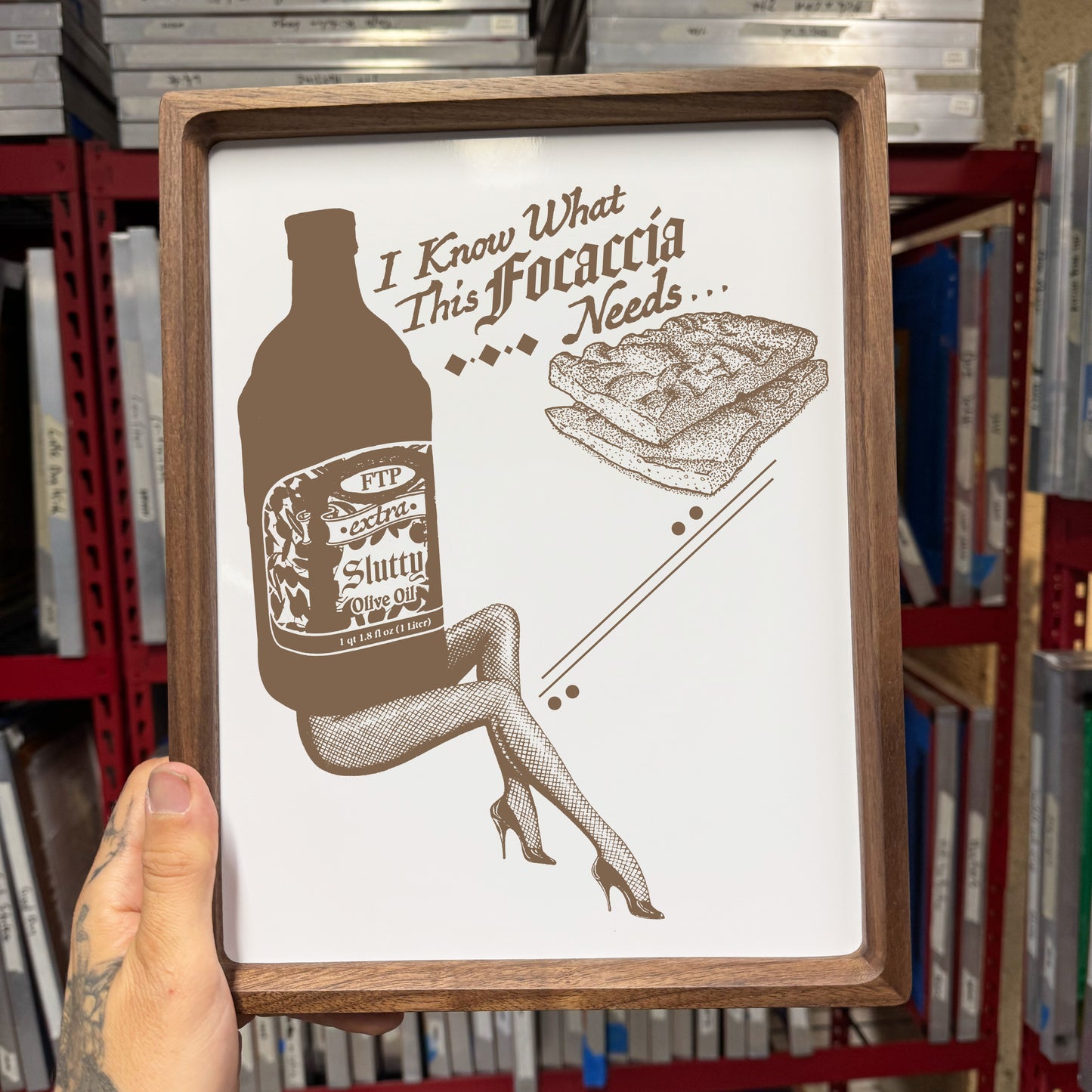 'Extra Slutty Olive Oil' Fine Art Print
