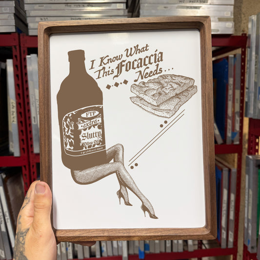 'Extra Slutty Olive Oil' Fine Art Print