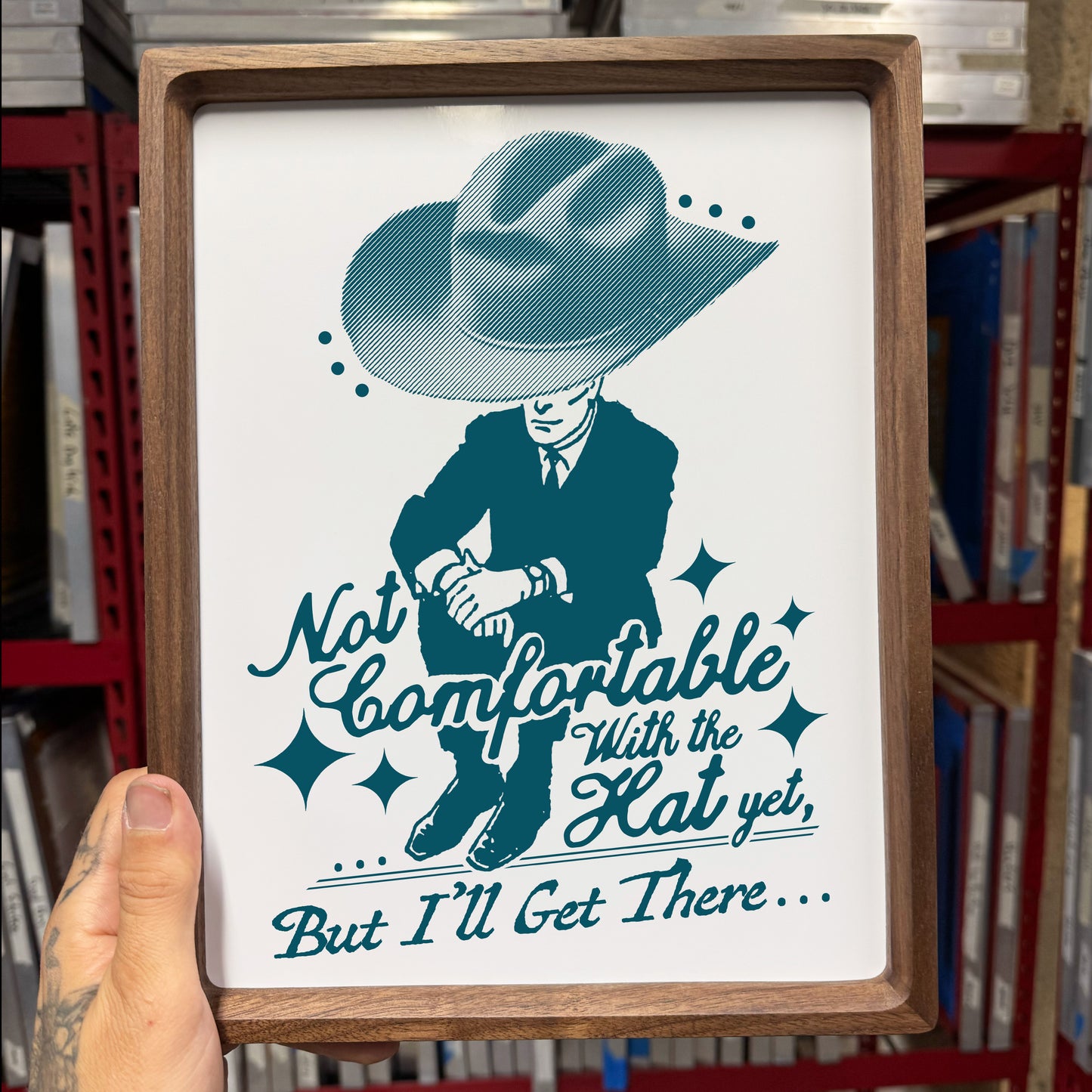 'Not Comfortable' Fine Art Print