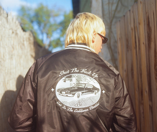 'Pontiac' Varsity Bomber Jacket