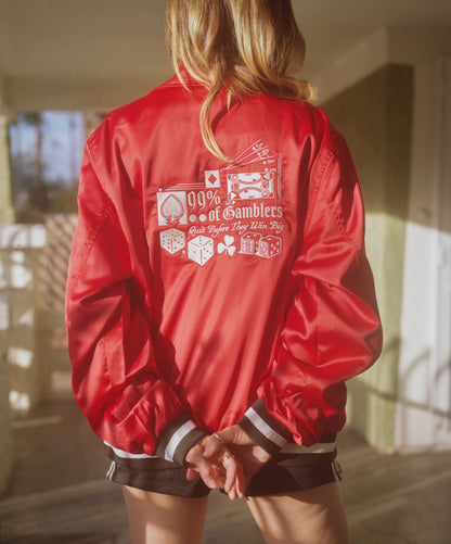 'Gamblers' Light Satin Jacket