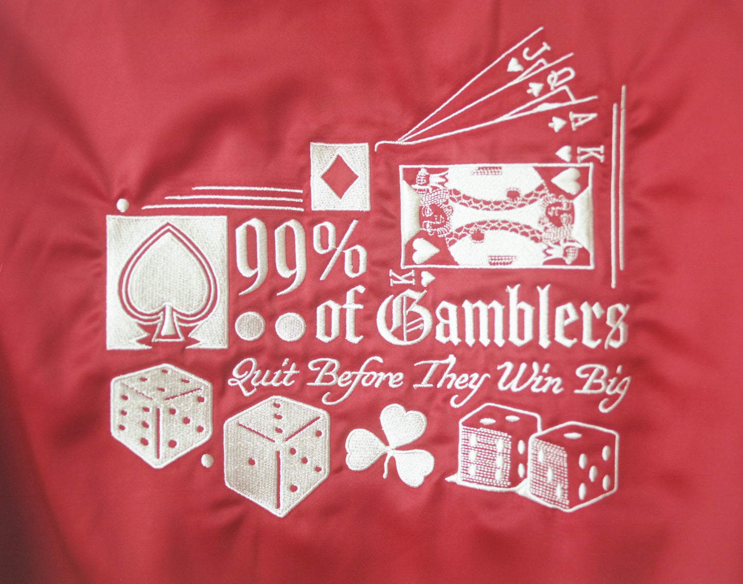 'Gamblers' Light Satin Jacket