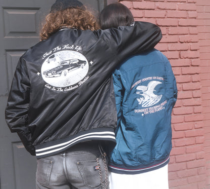 'Pontiac' Varsity Bomber Jacket