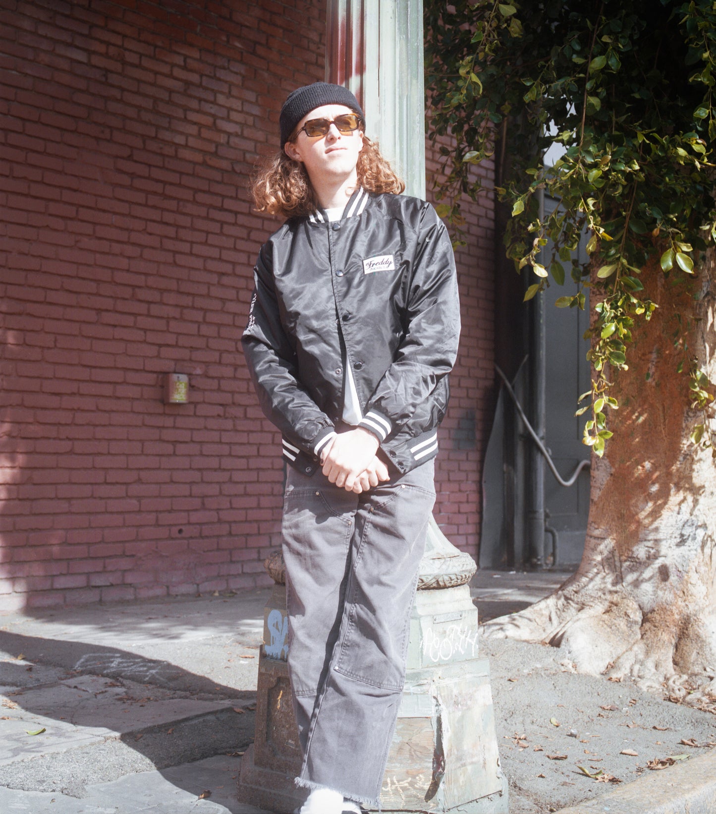 'Pontiac' Varsity Bomber Jacket