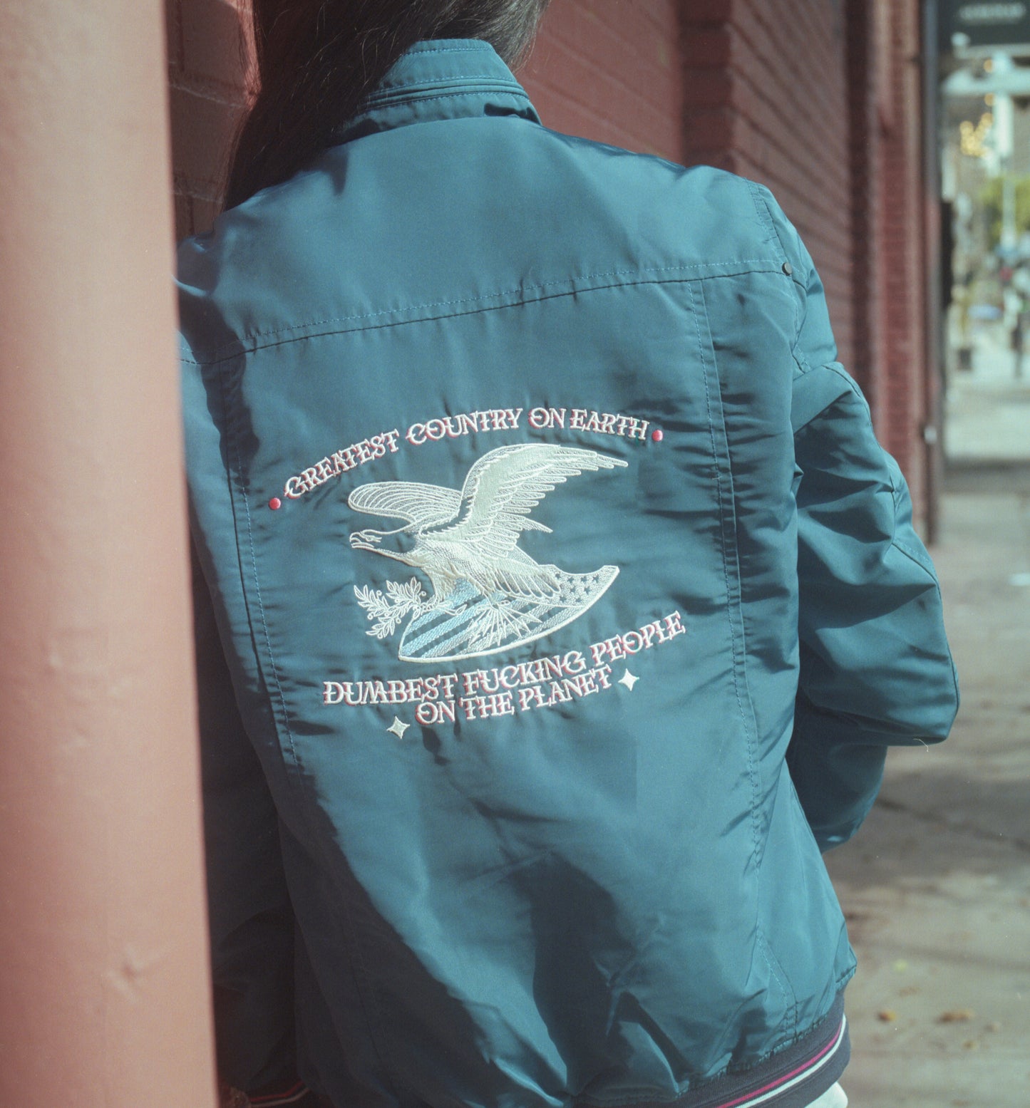 'Greatest Country' Moto Jacket