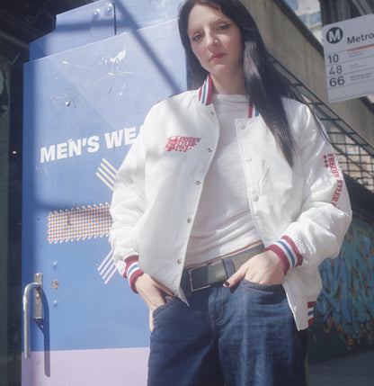 'Wrong Dog' Letterman Bomber Jacket