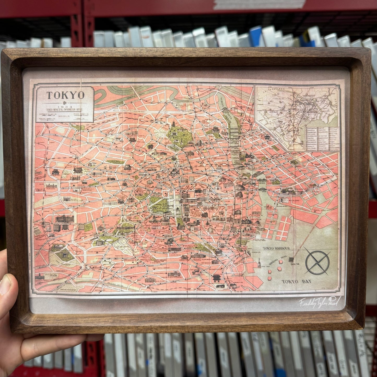 ‘Vintage Guide to Tokyo’ Fine Art Print